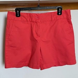 Loft size 4 coral Riviera shorts NWT